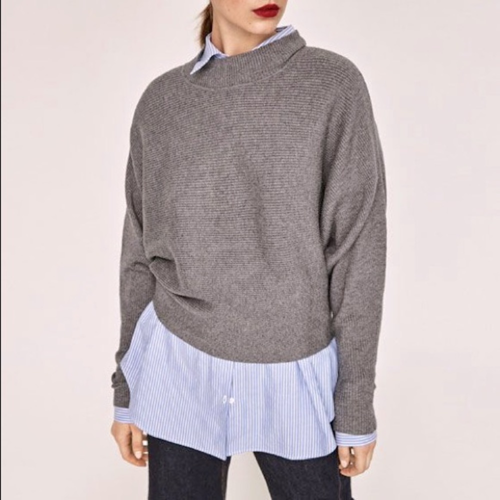 Zara Mock Neck Sweater